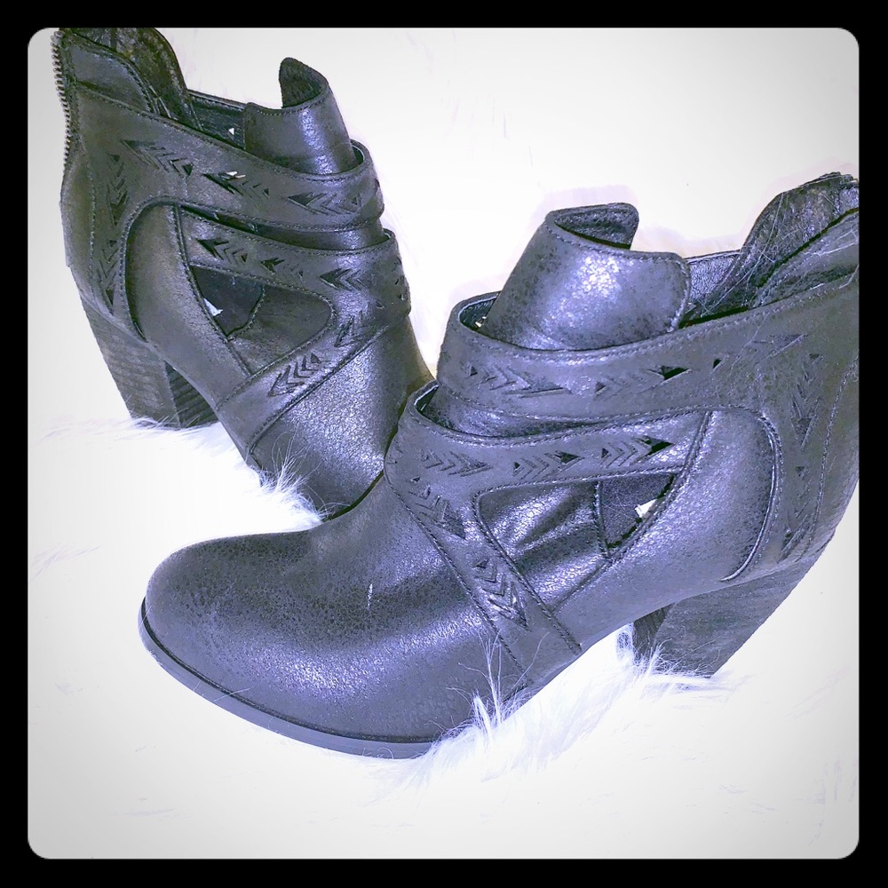 NotRated Black Strap Bootie- SZ 6.5 #NeverWorn